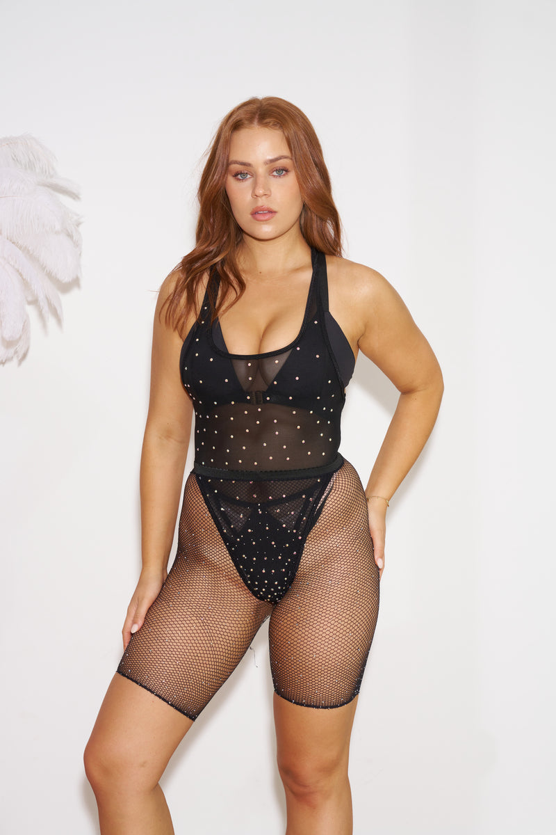 Chloe Diamante Bike Shorts