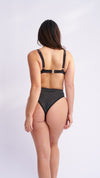 Adriana Bedazzled High Waist Bottoms Black