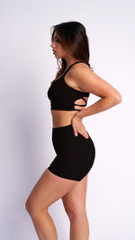 Bridget Strappy Top Black