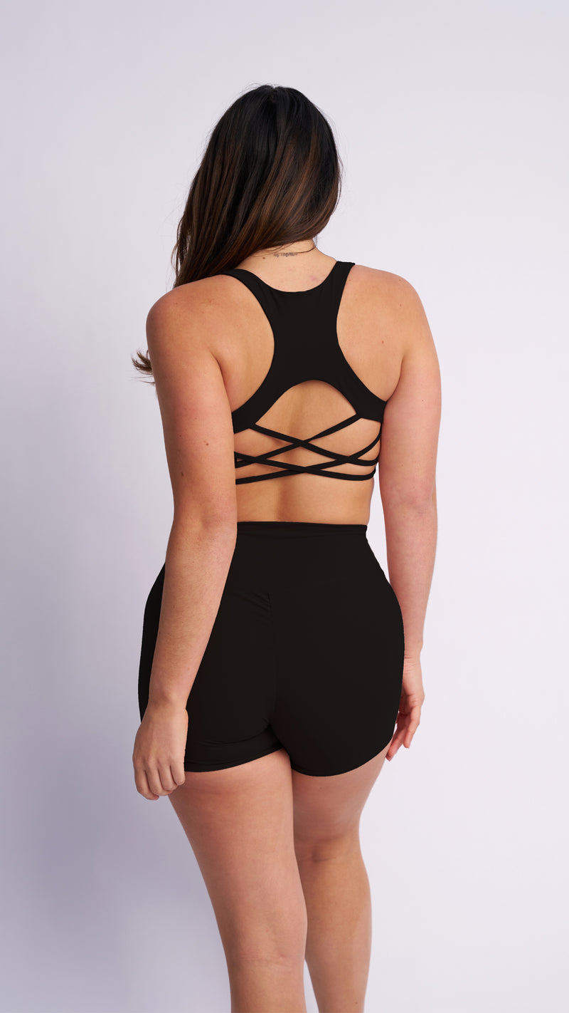 Bridget Strappy Top Black