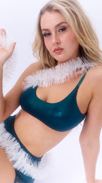 May Christmas Top Teal