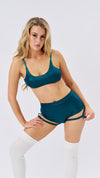 May Christmas Top Teal