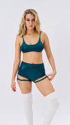 May Christmas Top Teal