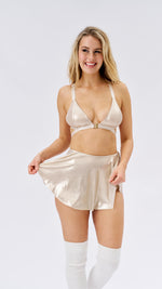 Follow Me Christmas Bra Gold