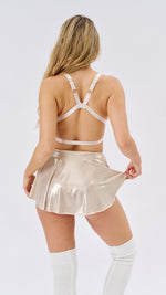 Free Flow Christmas Skirt Gold