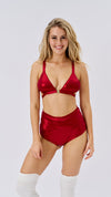 Follow Me Christmas Bra Red