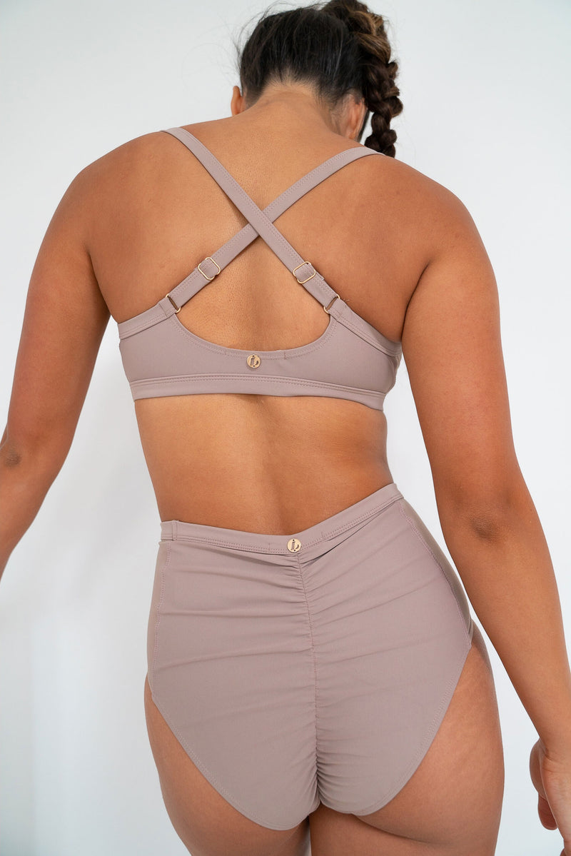 Gigi Top - Mesh Pannelled Top Recycled