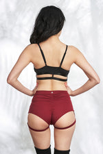Lure You Shorts - High Waist Scrunch Garter Shorts