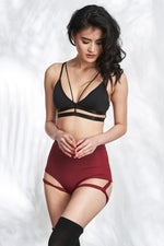 Lure You Shorts - High Waist Scrunch Garter Shorts
